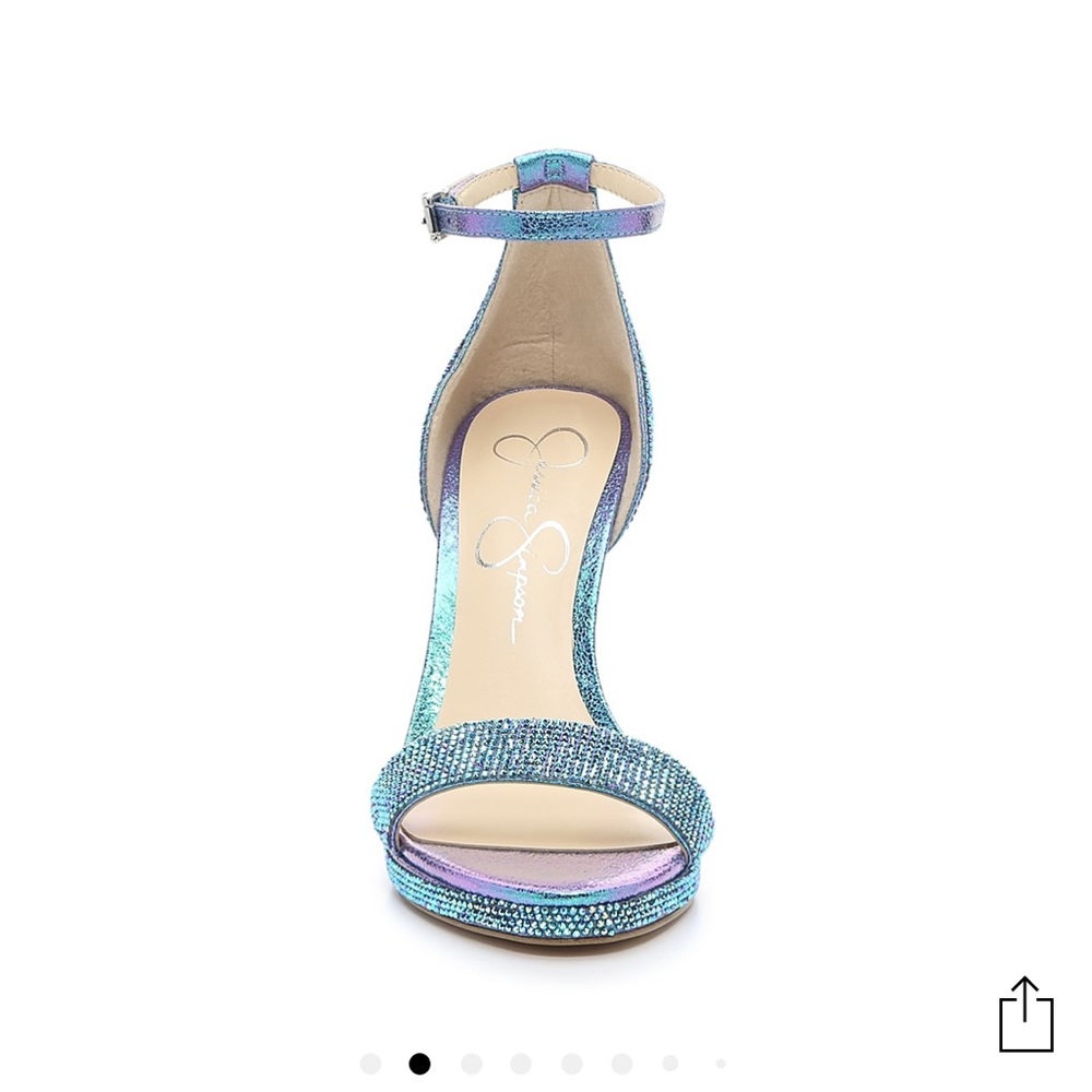 Jessica Simpson Sparkly Mermaid Heels! 🧜‍♀️ - Picture 3 of 7